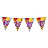 Flag line 15 years party | 6 meters Flag line 15 years party | 6 meters