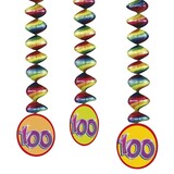 Dekoration Spiral 100 Jahre 3 Stücke