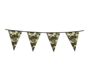 Boland Ligne de drapeau de camouflage vert foncé | 6 mètres Boland Ligne de drapeau de camouflage vert foncé | 6 mètres