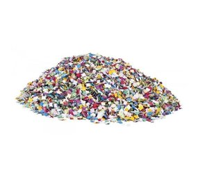 Papier de couleur confetti 400 grammes