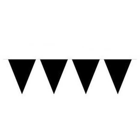 Globos Nordic Flag line mini black plastic | 3 meters Globos Nordic Flag line mini black plastic | 3 meters