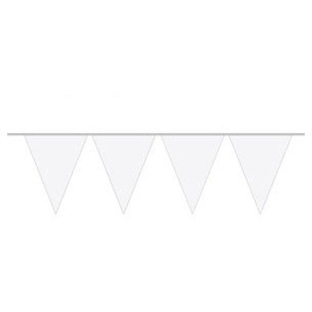 Globos Nordic Flagline Mini White Plastic | 3 Meter