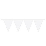 Globos Nordic Ligne de drapeau mini plastique blanc | 3 mètres Globos Nordic Ligne de drapeau mini plastique blanc | 3 mètres