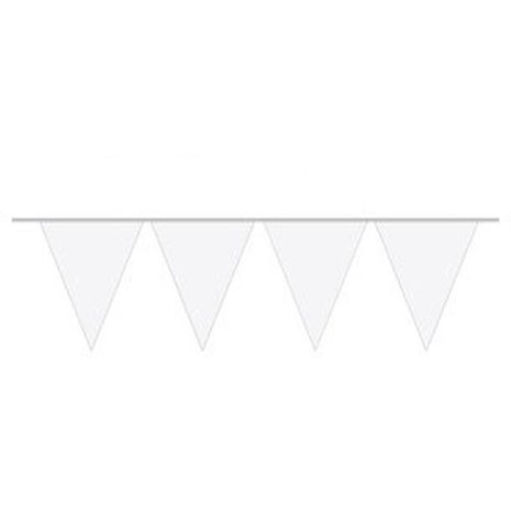 Globos Nordic Flagline Mini White Plastic | 3 Meter