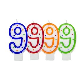 Folat Bougie 9 moucheté Folat Bougie 9 moucheté