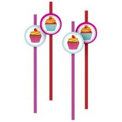 Cupcake de pailles Yummie 6 pièces