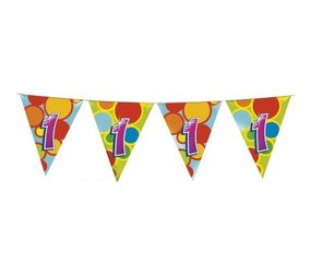 Flag -Linie 1 Jahr Party | 6 Meter Flag -Linie 1 Jahr Party | 6 Meter