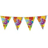 Flaggenlinie Zahl 3  Party | 6 Meter