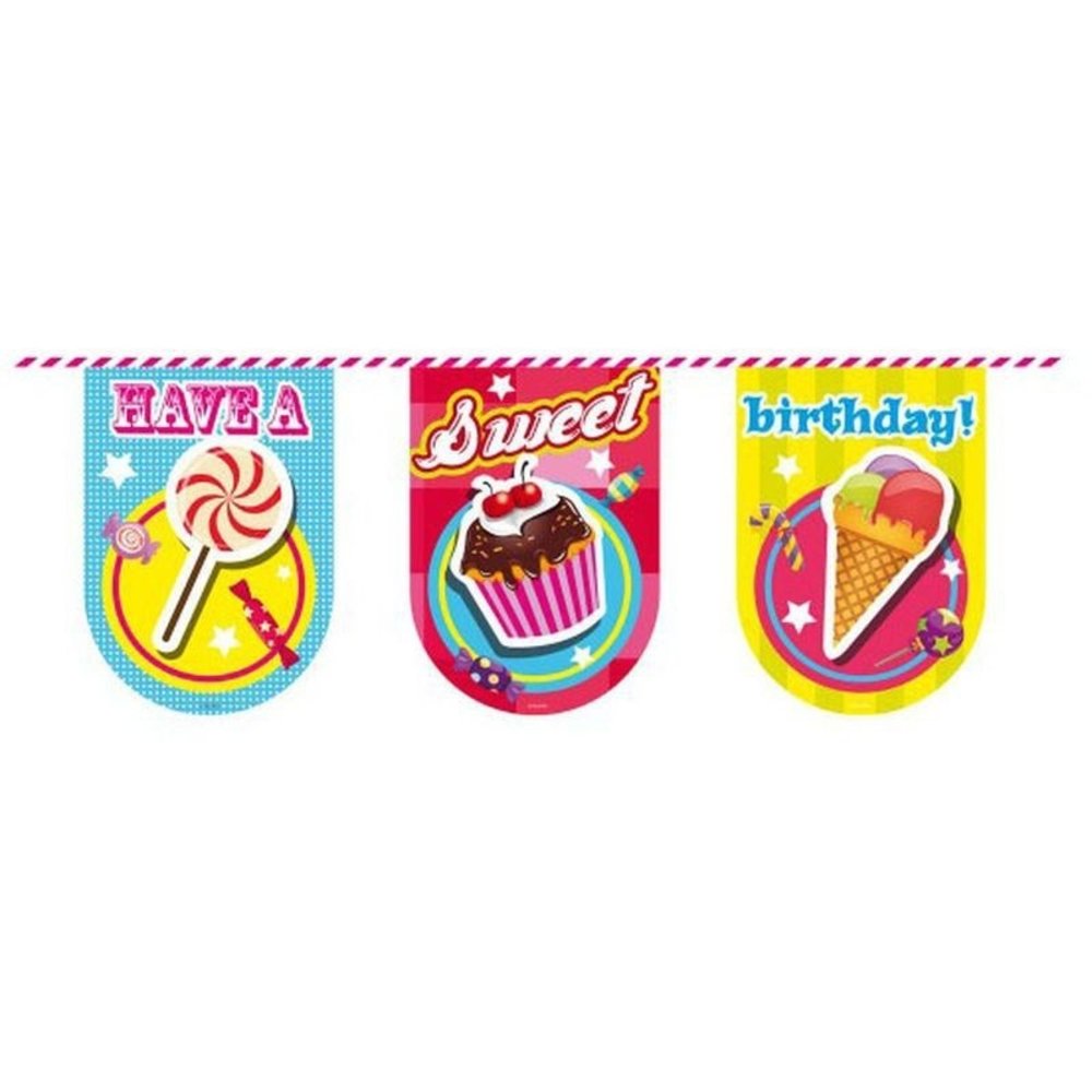 Folat Flag line Cake - Icecream Party 6m | each Folat Flag line Cake - Icecream Party 6m | each