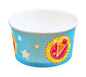 Snack - IJsbakje rond Cake - Icecream Party | 8 stuks