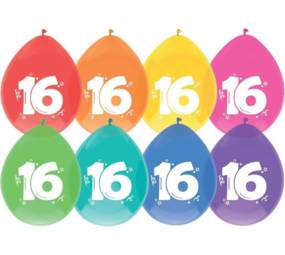 Balloon 16 years 6 pieces Balloon 16 years 6 pieces