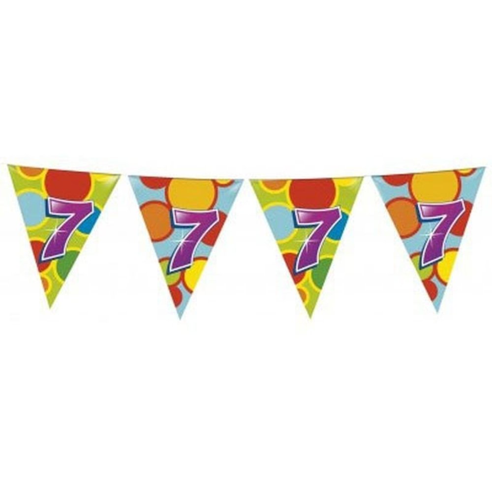 Flag line 7 years party | 6 meters Flag line 7 years party | 6 meters