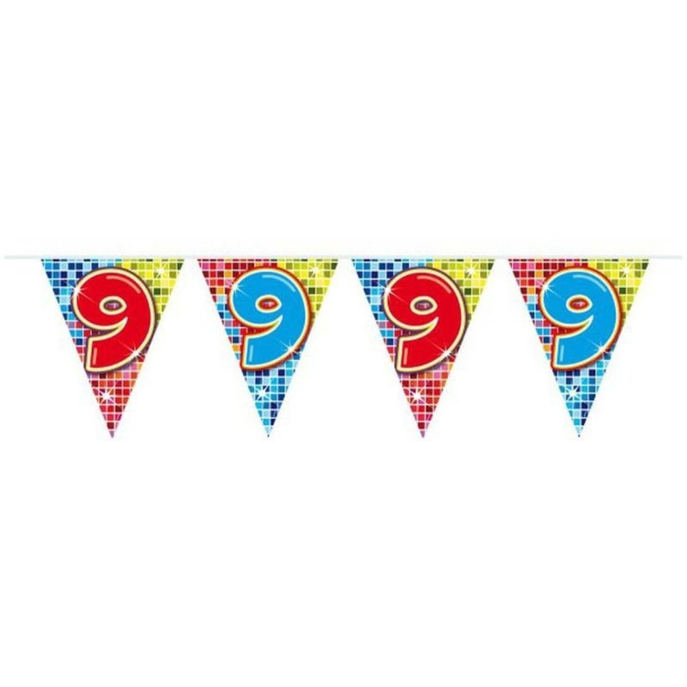 Folat Mini Flag Line Slinger 9 years Birthday Blocks | 3 meters Folat Mini Flag Line Slinger 9 years Birthday Blocks | 3 meters