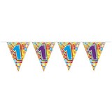 Folat Mini Flag Line Slinger 1 year Birthday Blocks | 3 meters Folat Mini Flag Line Slinger 1 year Birthday Blocks | 3 meters