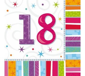 Serviette 18 ans radiant 16 pièces Serviette 18 ans radiant 16 pièces