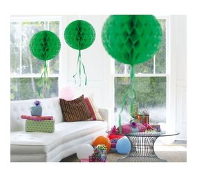 Honeycomb bal groen 30cm | per stuk Honeycomb bal groen 30cm | per stuk
