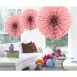 Honeycomb fan light pink 45cm | per Unit Honeycomb fan light pink 45cm | per Unit