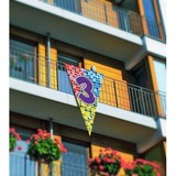 Folat Mega flag 3 years Birthday Blocks | 90 x 150cm Folat Mega flag 3 years Birthday Blocks | 90 x 150cm