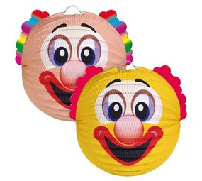 Lampion Clown Bol per piece Lampion Clown Bol per piece