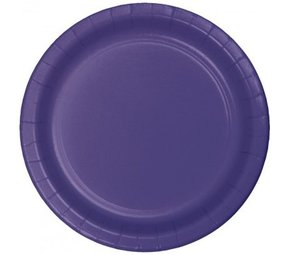 Bord paars karton 23cm | 8 stuks Bord paars karton 23cm | 8 stuks
