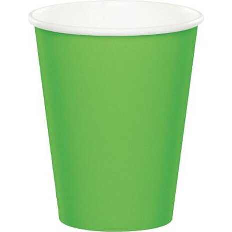 Unique Party Tasses citron vert 250ml | 8 pièces Unique Party Tasses citron vert 250ml | 8 pièces