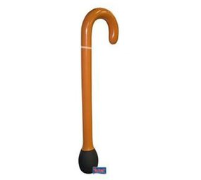 Bâton de marche gonflable brun