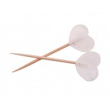 Folat Pickers Hart White | 50 pieces Folat Pickers Hart White | 50 pieces