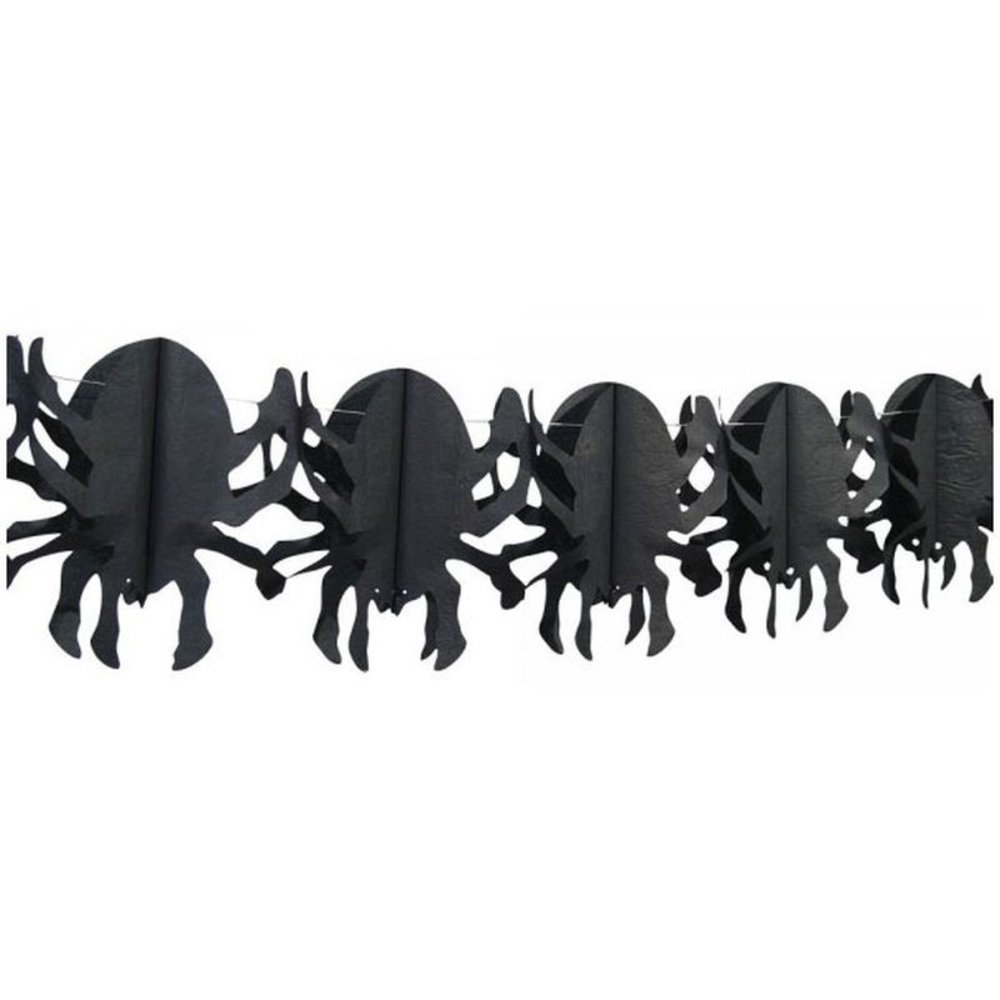 Pappiger Schlinge schwarzer Spinne