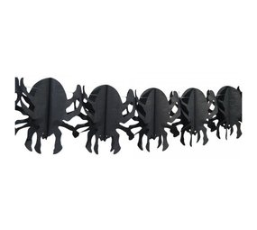 Pappiger Schlinge schwarzer Spinne Pappiger Schlinge schwarzer Spinne