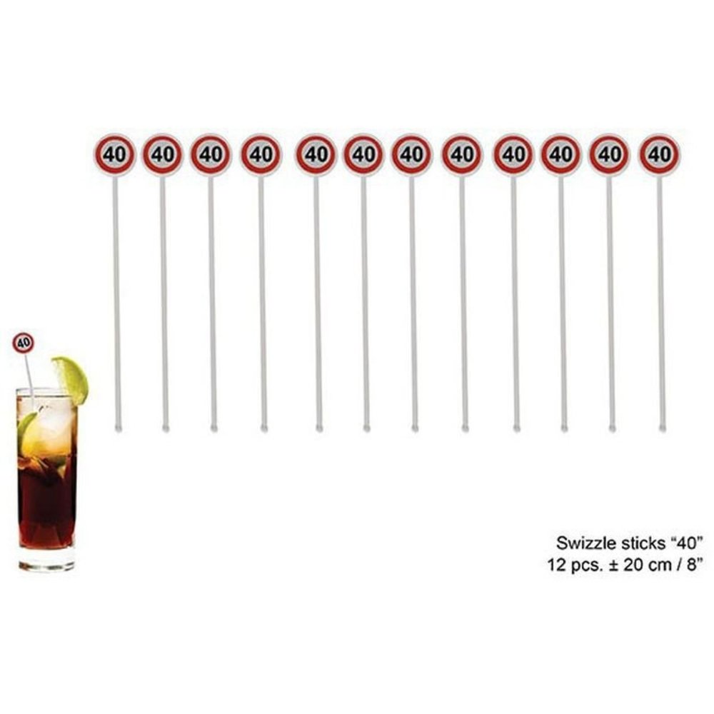 Rudderstange 40 Jahre Plastik | 12 Stücke