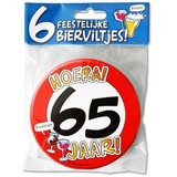 Biermatten 65 Jahre 6 Stück