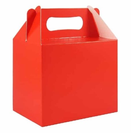 Party box red 15x9.5x12cm | per Unit