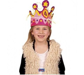Kroon stof leeftijd 1-5 jaar Meisje Kroon stof leeftijd 1-5 jaar Meisje