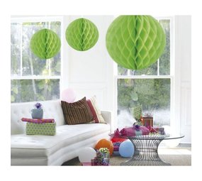 Balleau en nid d'abeille maxi citron vert 50cm | par unité Balleau en nid d'abeille maxi citron vert 50cm | par unité