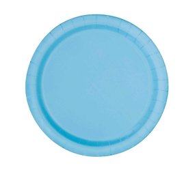 Plattenpulver blau 18 cm | 8 Stücke