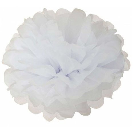 Pompom wit | 2 stuks