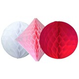 Haza - Witbaard Honeycomb set rood - sweet | 3 stuks Haza - Witbaard Honeycomb set rood - sweet | 3 stuks