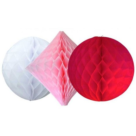 Haza - Witbaard Honeycomb set rood - sweet | 3 stuks