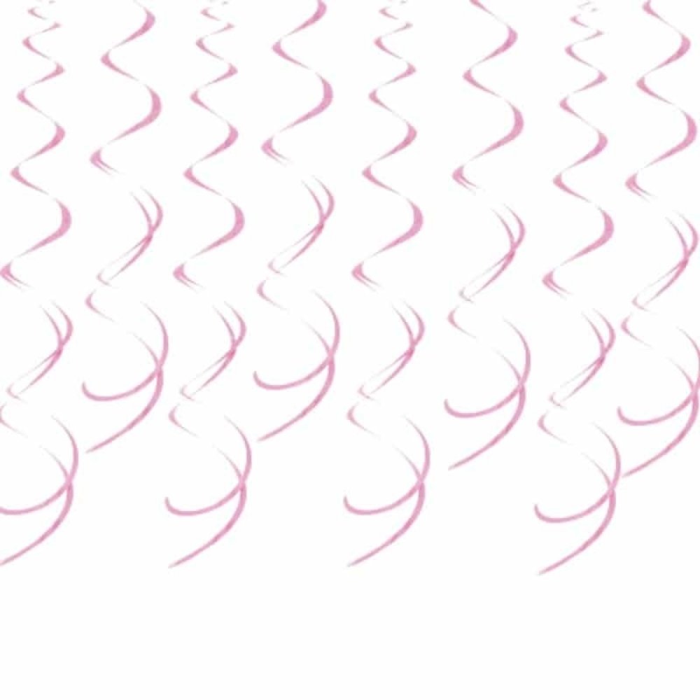 Dekoration einzigartiger Wirbel Schönes Pink 65 cm | 8 Stücke Dekoration einzigartiger Wirbel Schönes Pink 65 cm | 8 Stücke