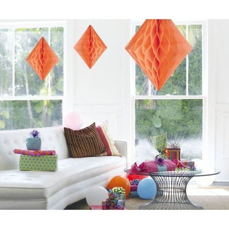 Honeycomb Diamant koraal | 30cm