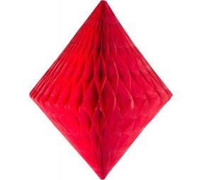 Honeycomb Diamant rood | 30cm Honeycomb Diamant rood | 30cm