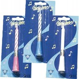 Taartkaarsje muziek blauw | 12cm Taartkaarsje muziek blauw | 12cm