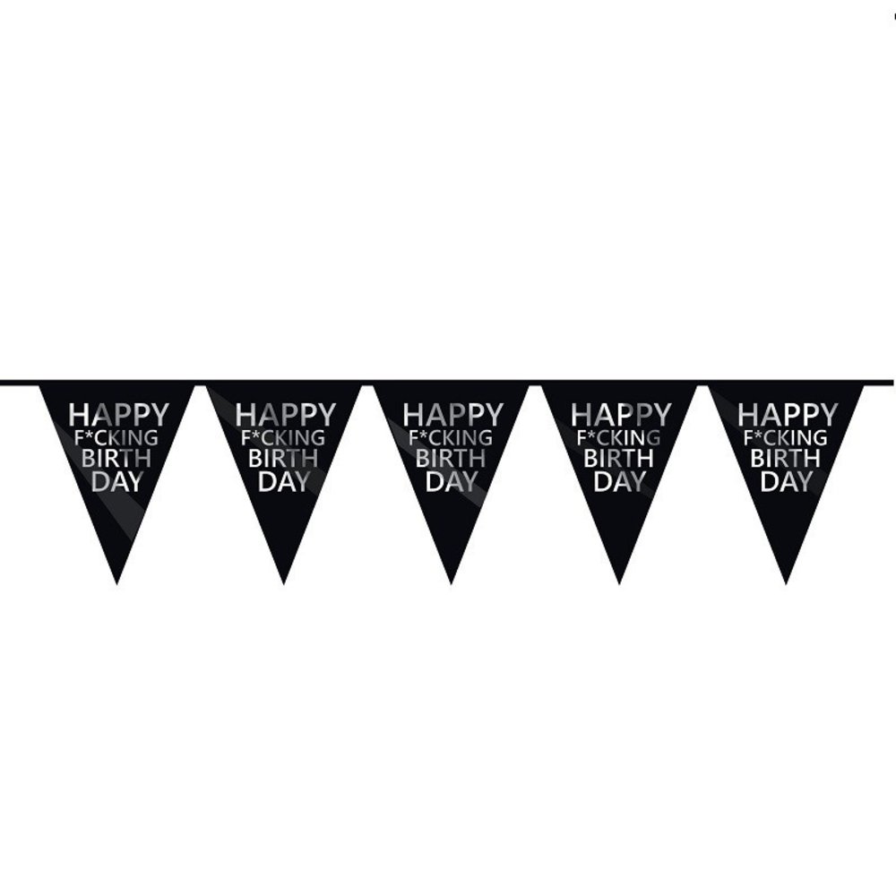 Flag -Linie Happy Fucking Birthday Flag -Linie Happy Fucking Birthday