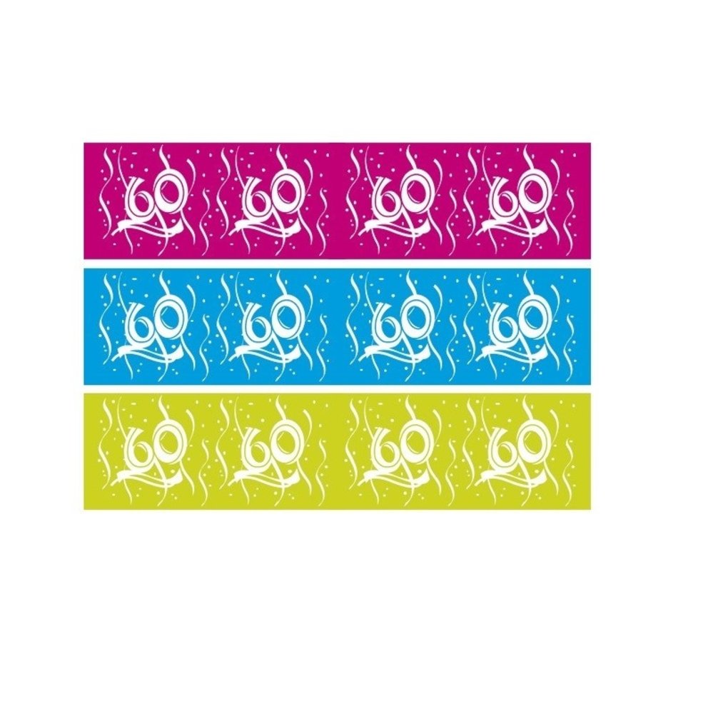 Folat Sales ribbon for 60 years Magenta-Red Folat Sales ribbon for 60 years Magenta-Red