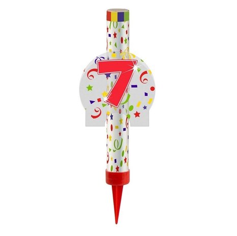 Gâteau de fontaine de glace avec 7 Gâteau de fontaine de glace avec 7