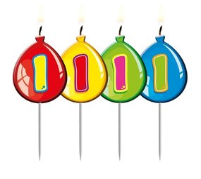 Folat Kaarsprikker ballonvorm 1 Folat Kaarsprikker ballonvorm 1