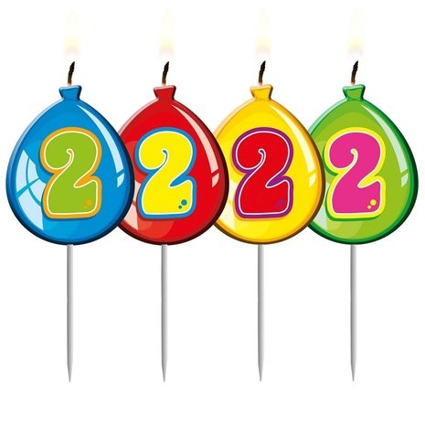 Folat Candle -star Balloon shape 2