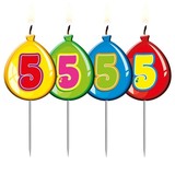Folat Candle -star Balloon shape 5 Folat Candle -star Balloon shape 5