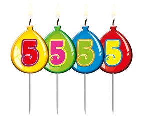 Folat Formulaire de ballon de joueur de bougies 5 Folat Formulaire de ballon de joueur de bougies 5