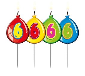 Folat Formulaire de ballon de joueur de bougies 6 Folat Formulaire de ballon de joueur de bougies 6